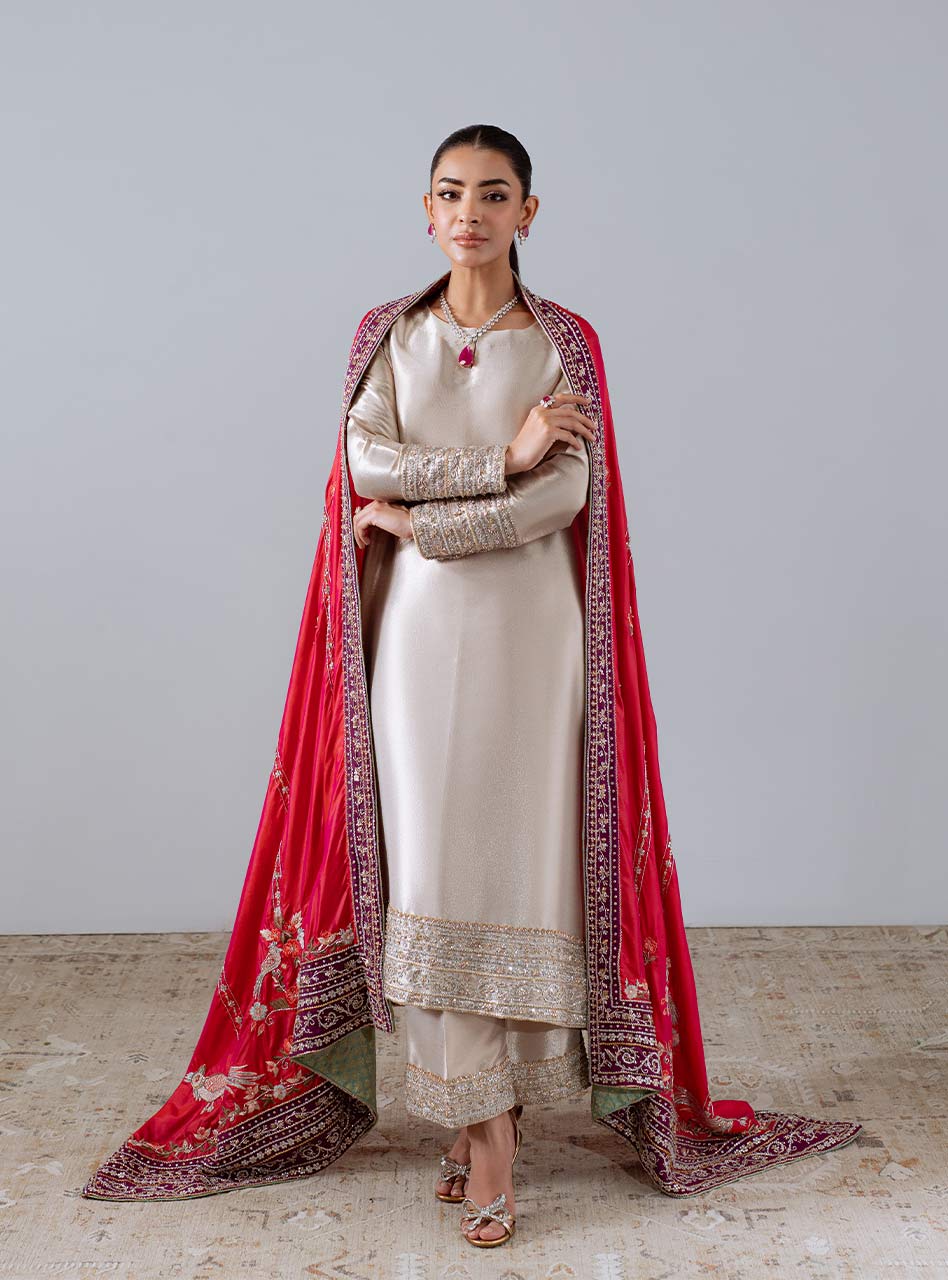 Shawl Garnet Mist