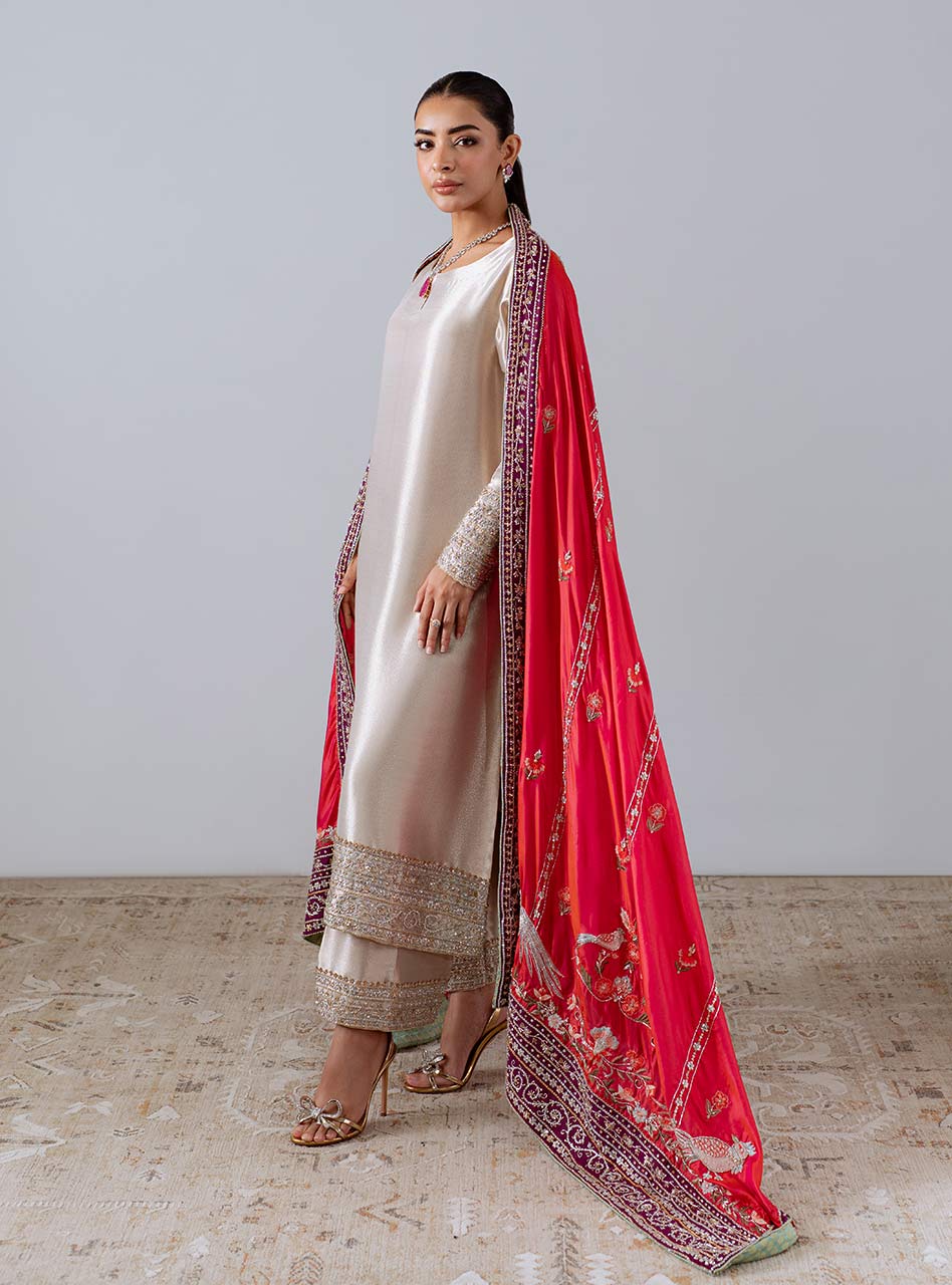 Shawl Garnet Mist